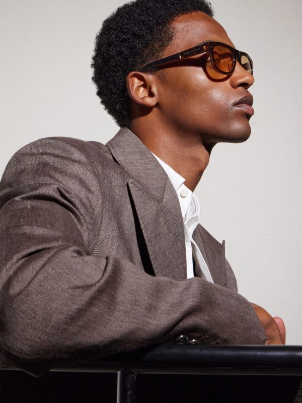 Square-Frame Acetate Sunglasses - OU Square-Frame Acetate Sunglasses - OU