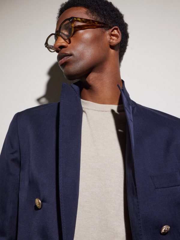 Round-Frame Acetate Glasses - BK Round-Frame Acetate Glasses - BK