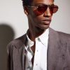 Aviator-Style Titanium Sunglasses - BK Aviator-Style Titanium Sunglasses - BK