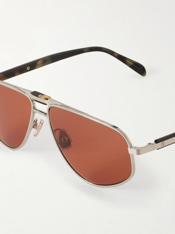 Aviator-Style Titanium Sunglasses - CU Aviator-Style Titanium Sunglasses - CU