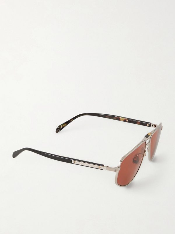 Aviator-Style Titanium Sunglasses - FR Aviator-Style Titanium Sunglasses - FR