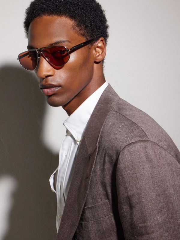 Aviator-Style Titanium Sunglasses - OU Aviator-Style Titanium Sunglasses - OU