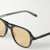 Doc Aviator-Style Acetate Sunglasses - E1 Doc Aviator-Style Acetate Sunglasses - E1