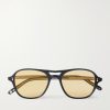 Doc Aviator-Style Acetate Sunglasses Doc Aviator-Style Acetate Sunglasses