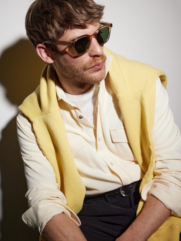 Broadway D-Frame Acetate Sunglasses - BK