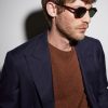Temescal Hexagon-Frame Acetate Sunglasses - BK Temescal Hexagon-Frame Acetate Sunglasses - BK