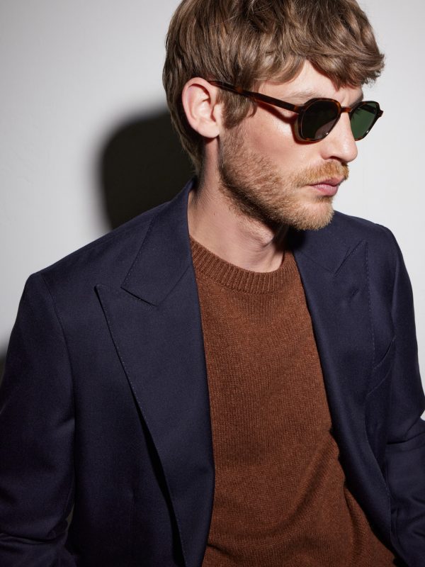 Temescal Hexagon-Frame Acetate Sunglasses - BK Temescal Hexagon-Frame Acetate Sunglasses - BK