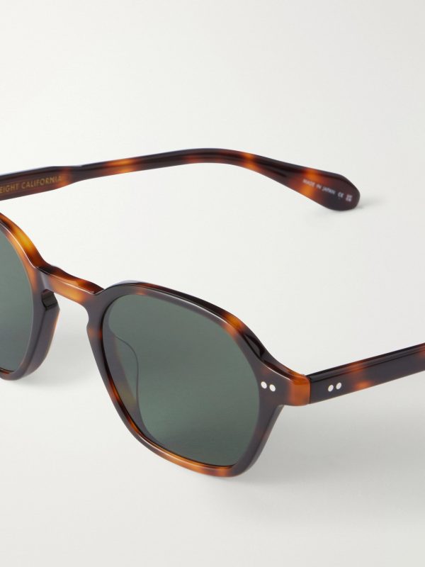 Temescal Hexagon-Frame Acetate Sunglasses - E1 Temescal Hexagon-Frame Acetate Sunglasses - E1