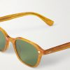 Lachman Round-Frame Acetate Sunglasses - E1