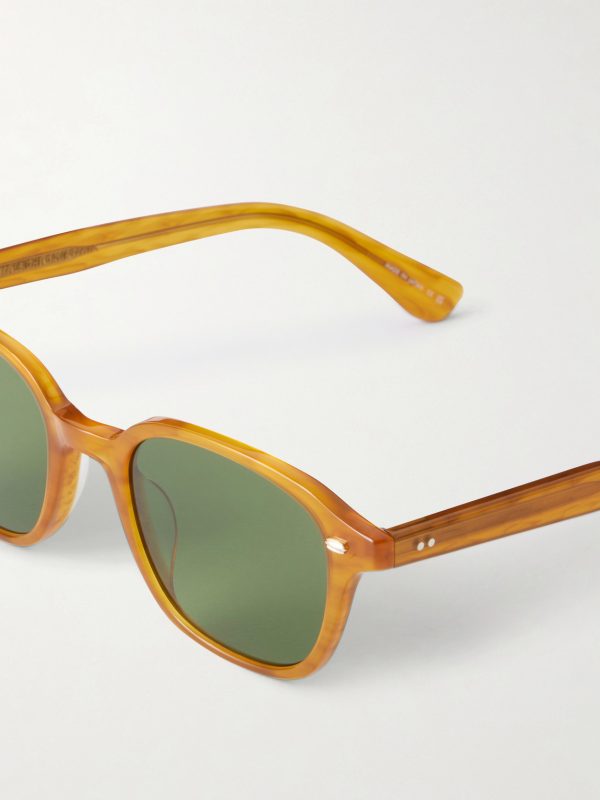 Lachman Round-Frame Acetate Sunglasses - E1