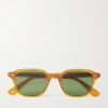 Lachman Round-Frame Acetate Sunglasses