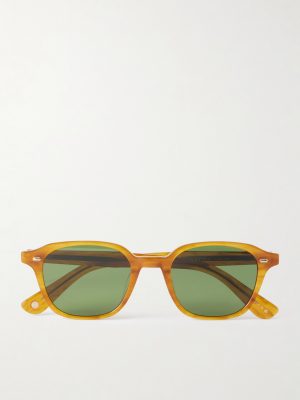 Lachman Round-Frame Acetate Sunglasses