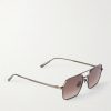 Alta Hexagon-Frame Titanium Sunglasses - FR Alta Hexagon-Frame Titanium Sunglasses - FR