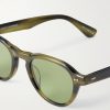 McNally Oval-Frame Acetate Sunglasses - E1 McNally Oval-Frame Acetate Sunglasses - E1