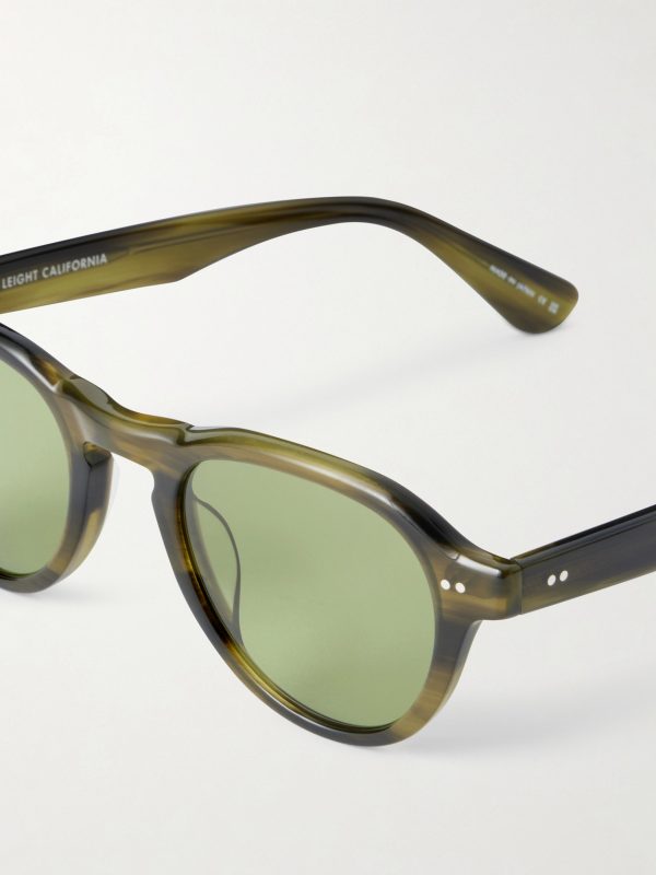 McNally Oval-Frame Acetate Sunglasses - E1 McNally Oval-Frame Acetate Sunglasses - E1