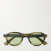 McNally Oval-Frame Acetate Sunglasses McNally Oval-Frame Acetate Sunglasses