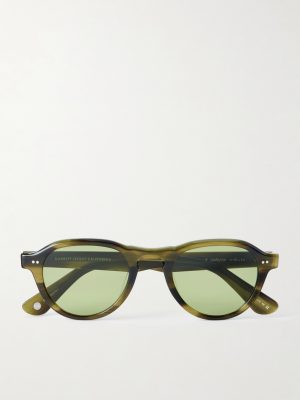 McNally Oval-Frame Acetate Sunglasses