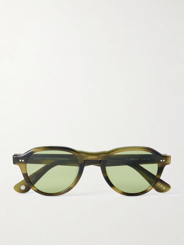 McNally Oval-Frame Acetate Sunglasses McNally Oval-Frame Acetate Sunglasses