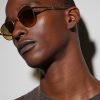 Wells J Round-Frame Titanium Sunglasses - OU Wells J Round-Frame Titanium Sunglasses - OU