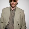 Temescal Hexagon-Frame Acetate Sunglasses - OU