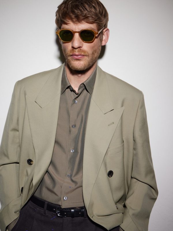 Temescal Hexagon-Frame Acetate Sunglasses - OU