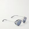 Ocampo Round-Frame Metal Sunglasses - FR Ocampo Round-Frame Metal Sunglasses - FR