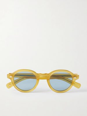 Flipper Round-Frame Acetate Sunglasses Flipper Round-Frame Acetate Sunglasses