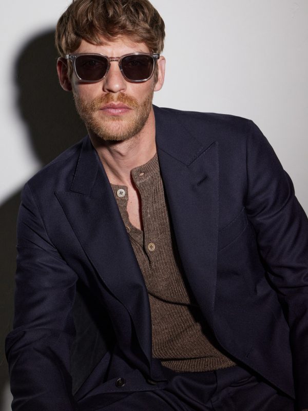 Earvin Square-Frame Acetate Sunglasses - BK