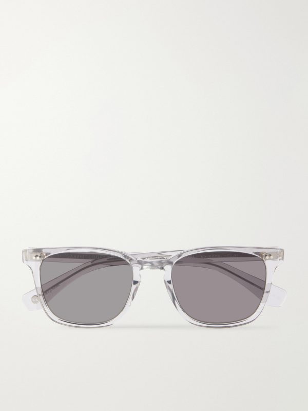 Earvin Square-Frame Acetate Sunglasses
