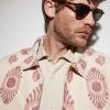 Lachman Round-Frame Acetate Sunglasses - BK