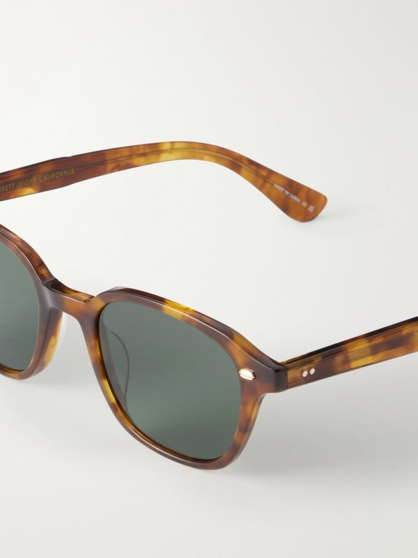Lachman Round-Frame Acetate Sunglasses - E1