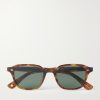 Lachman Round-Frame Acetate Sunglasses
