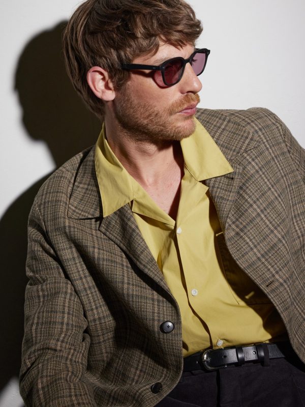 Lachman Round-Frame Acetate Sunglasses - OU Lachman Round-Frame Acetate Sunglasses - OU