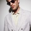 McNally Oval-Frame Acetate Sunglasses - BK