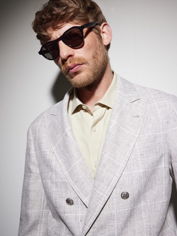 McNally Oval-Frame Acetate Sunglasses - BK