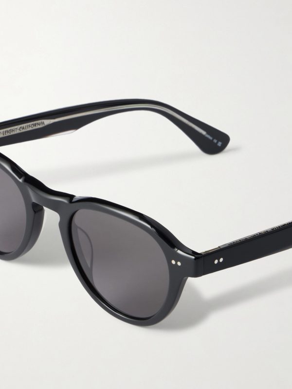 McNally Oval-Frame Acetate Sunglasses - E1