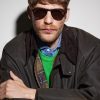 McNally Oval-Frame Acetate Sunglasses - BK