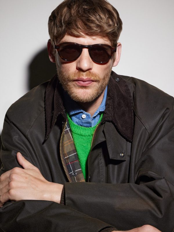 McNally Oval-Frame Acetate Sunglasses - BK