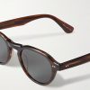 McNally Oval-Frame Acetate Sunglasses - E1