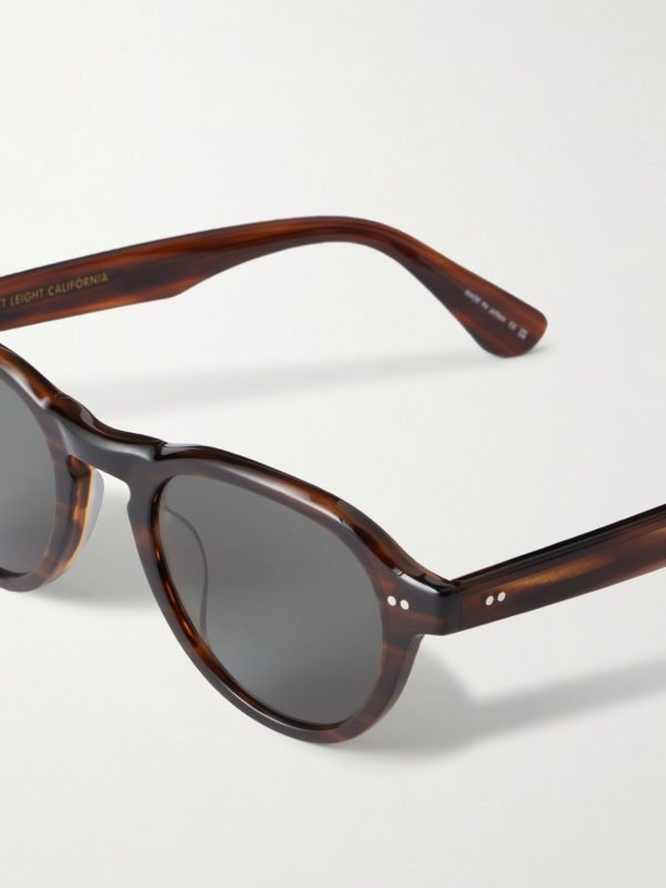 McNally Oval-Frame Acetate Sunglasses - E1
