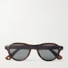 McNally Oval-Frame Acetate Sunglasses