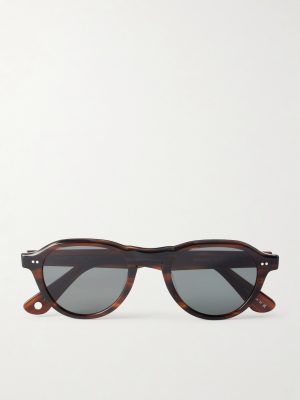 McNally Oval-Frame Acetate Sunglasses