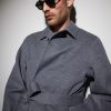 Flipper Round-Frame Acetate Sunglasses - BK