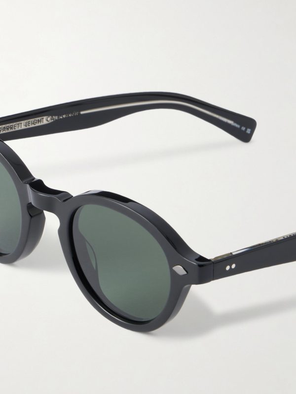 Flipper Round-Frame Acetate Sunglasses - E1