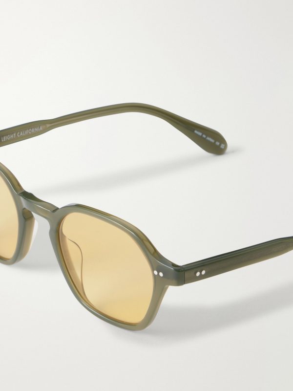 Temescal Hexagon-Frame Acetate Sunglasses - E1 Temescal Hexagon-Frame Acetate Sunglasses - E1