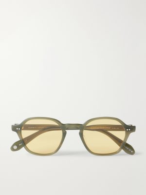 Temescal Hexagon-Frame Acetate Sunglasses