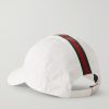 Antonine Webbing-Trimmed Cotton-Blend Twill Baseball Cap - BK