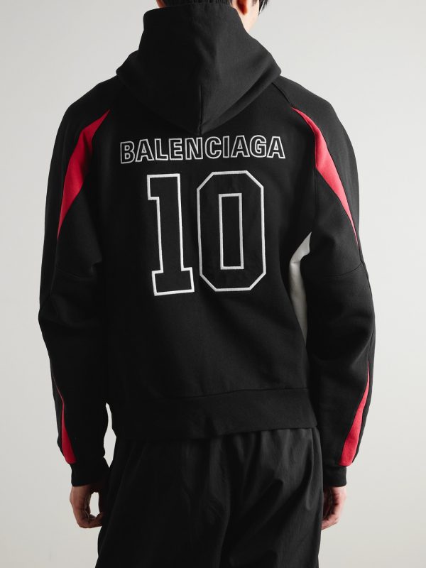+ NBA Oversized Logo-Embroidered Cotton-Jersey Zip-Up Hoodie - BK + NBA Oversized Logo-Embroidered Cotton-Jersey Zip-Up Hoodie - BK