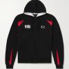 + NBA Oversized Logo-Embroidered Cotton-Jersey Zip-Up Hoodie + NBA Oversized Logo-Embroidered Cotton-Jersey Zip-Up Hoodie