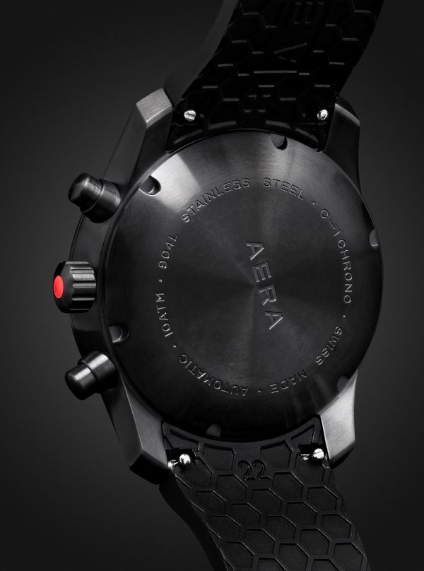 C-1 Chrono Automatic Chronograph 42mm Stainless Steel and Scuba Watch, Ref. No. C-1 Shadow - BK C-1 Chrono Automatic Chronograph 42mm Stainless Steel and Scuba Watch, Ref. No. C-1 Shadow - BK